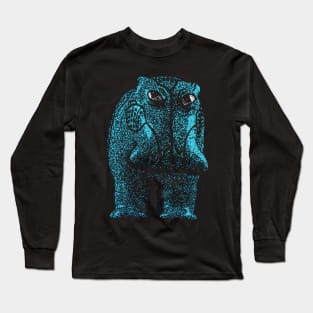 Blue Hippo Long Sleeve T-Shirt